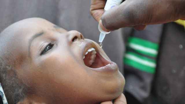 Vacunación contra la polio en Nigeria.