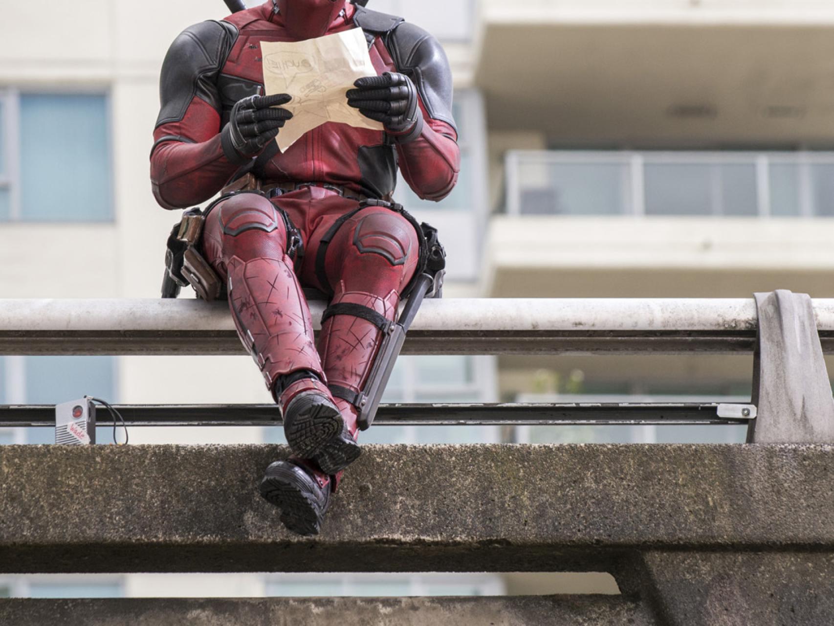 Una imagen de la película Deadpool.