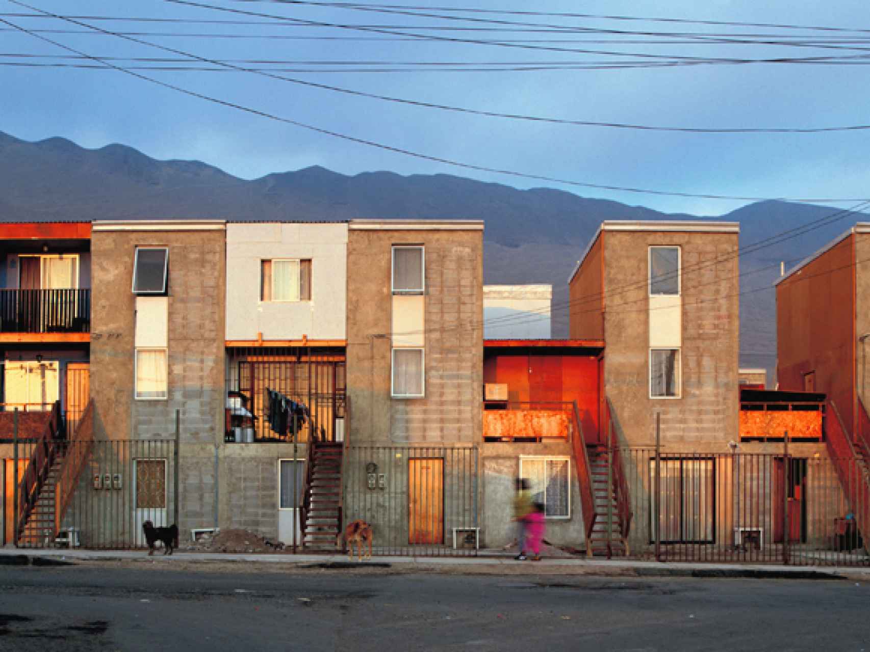 La Quinta Monroy, en Iquique (Chile), un barrio recuperado por los vecinos.