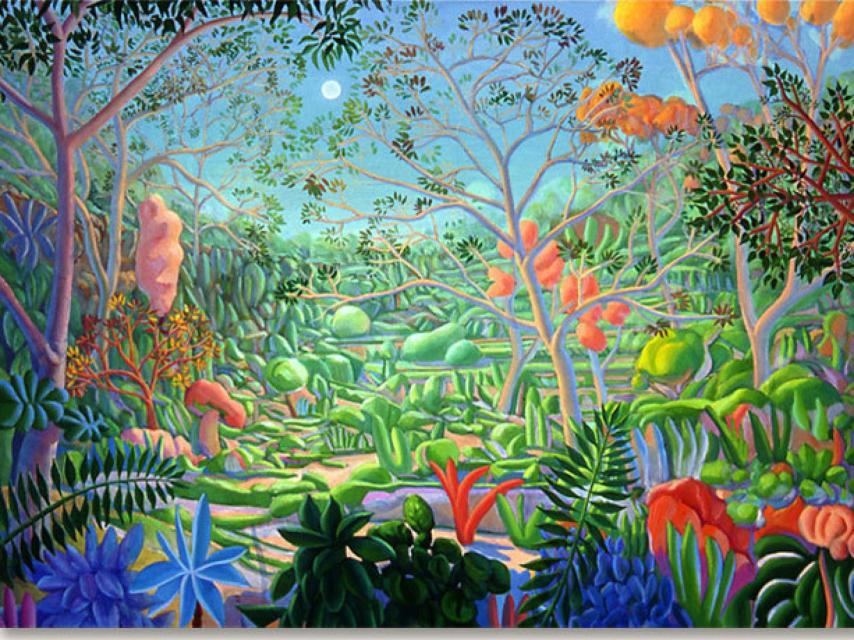 Con la luna II (2001), de Carlos Matallana.