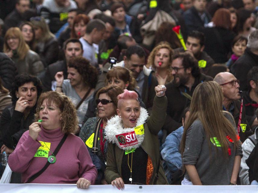 La marcha.