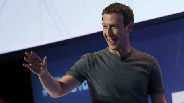 El fundador de Facebook, Mark Zuckerberg, durante su estancia en el MWC.