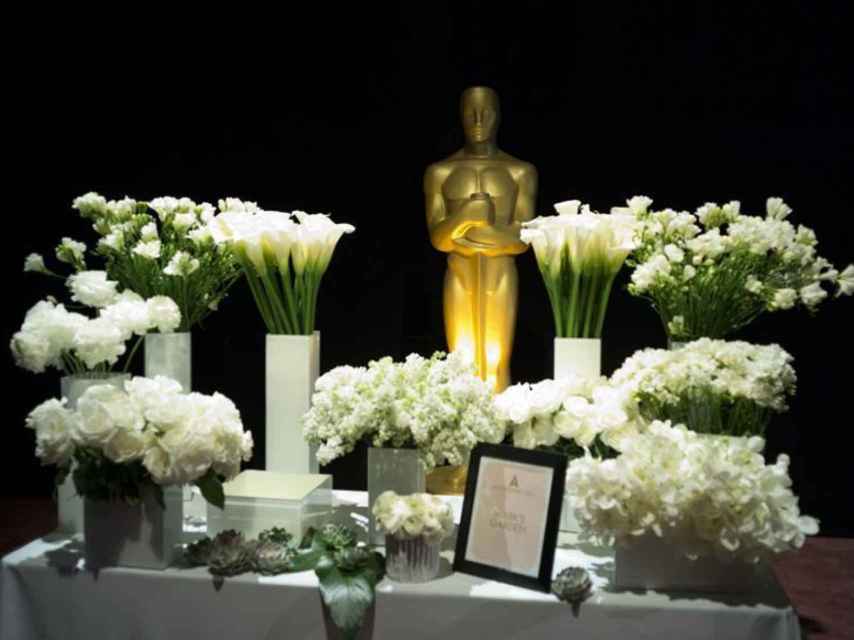 Vista de la decoración floral de los próximos Óscar/Armando Arorizo/EFE