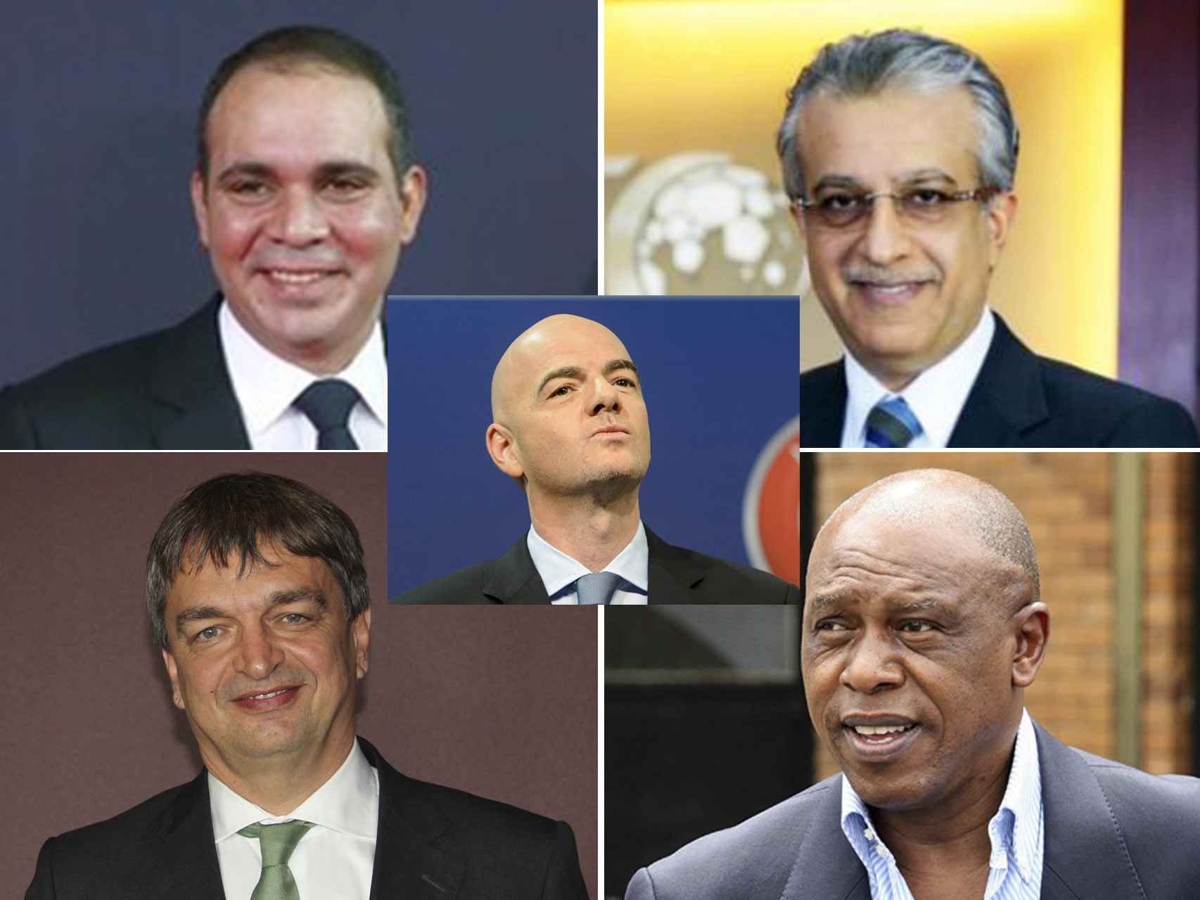 Los candidatos a la FIFA.