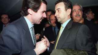 José María Aznar con José Luis Garci en 1996