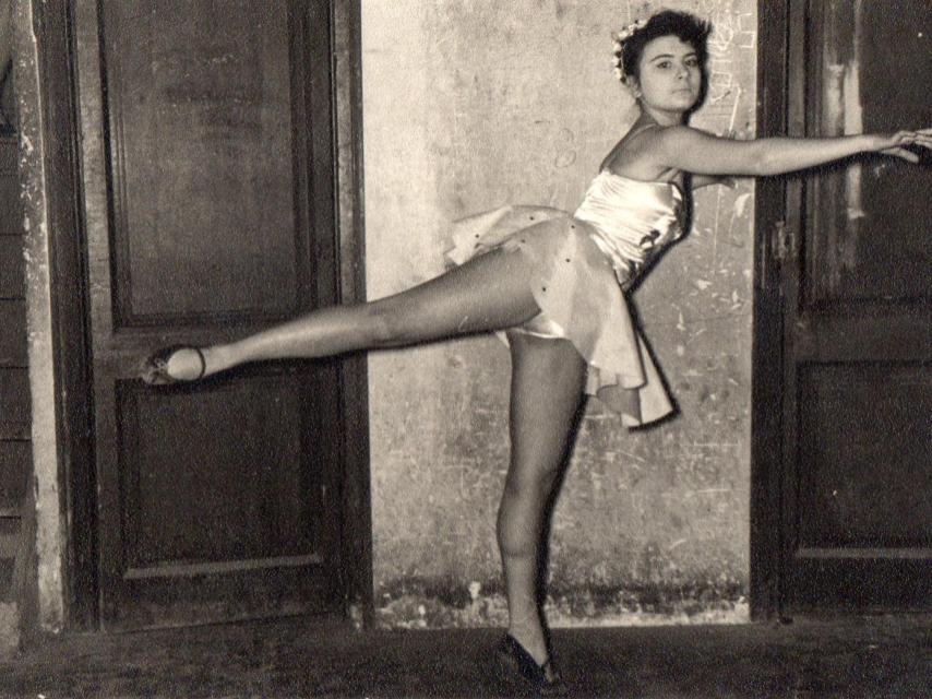 Vicky de niña.