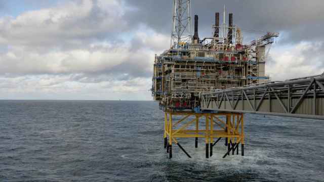 Plataforma de extracción de crudo en el Mar de Norte.