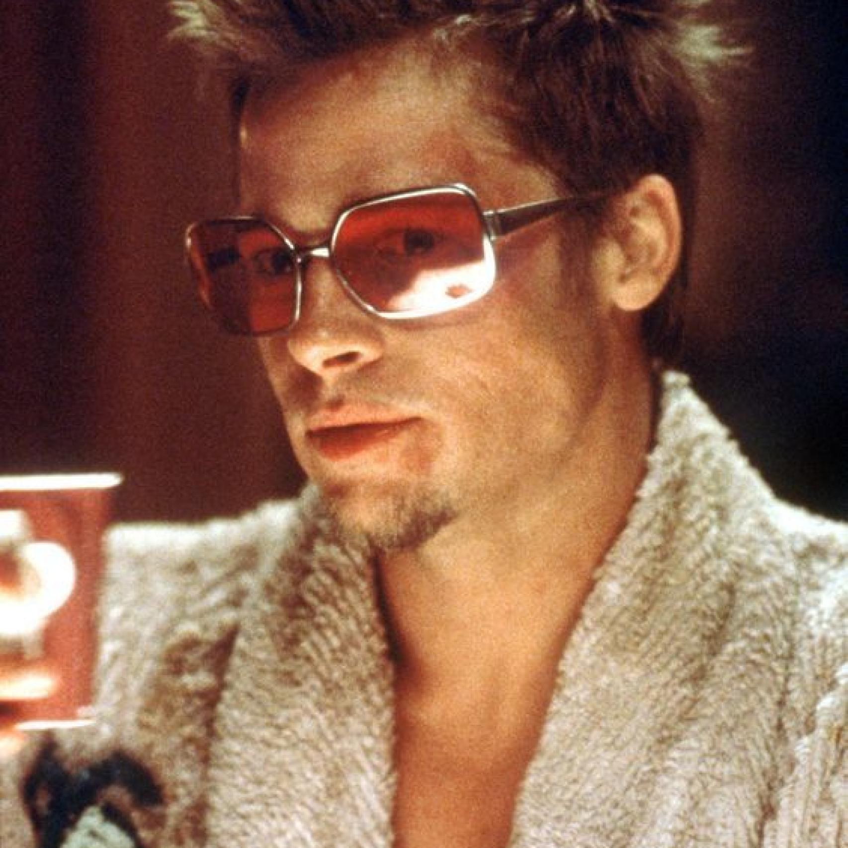 Brad Pitt en la película El Club de la lucha