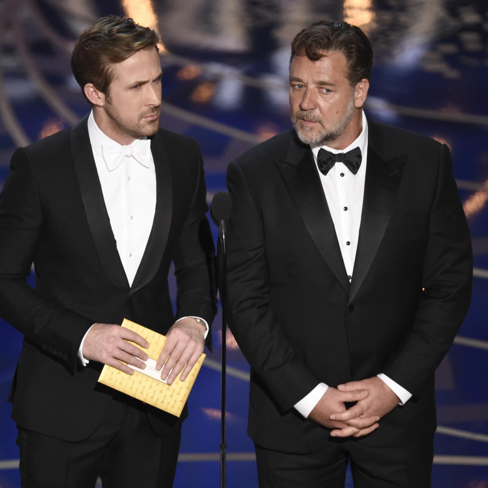 Ryan Gosling y Russell Crowe han dado una lección de estilo