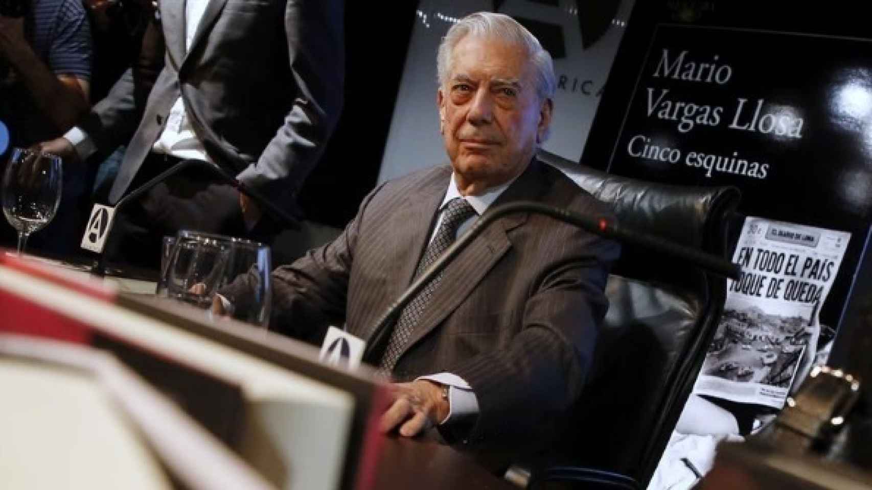 Mario Vargas Llosa durante la presentación en Casa América.