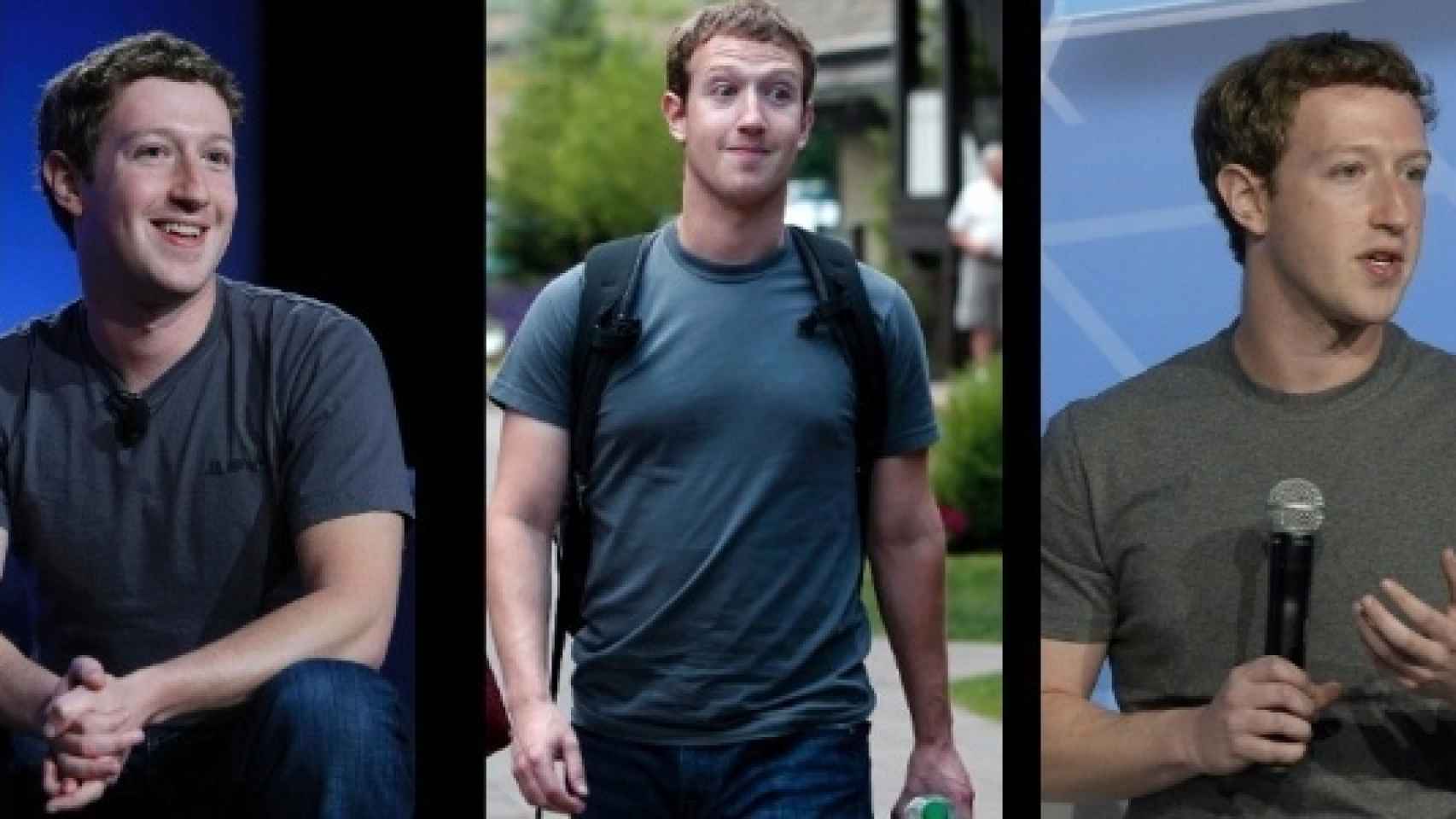 Mark Zuckerberg, presidente de Facebook lleva todos los días camiseta gris