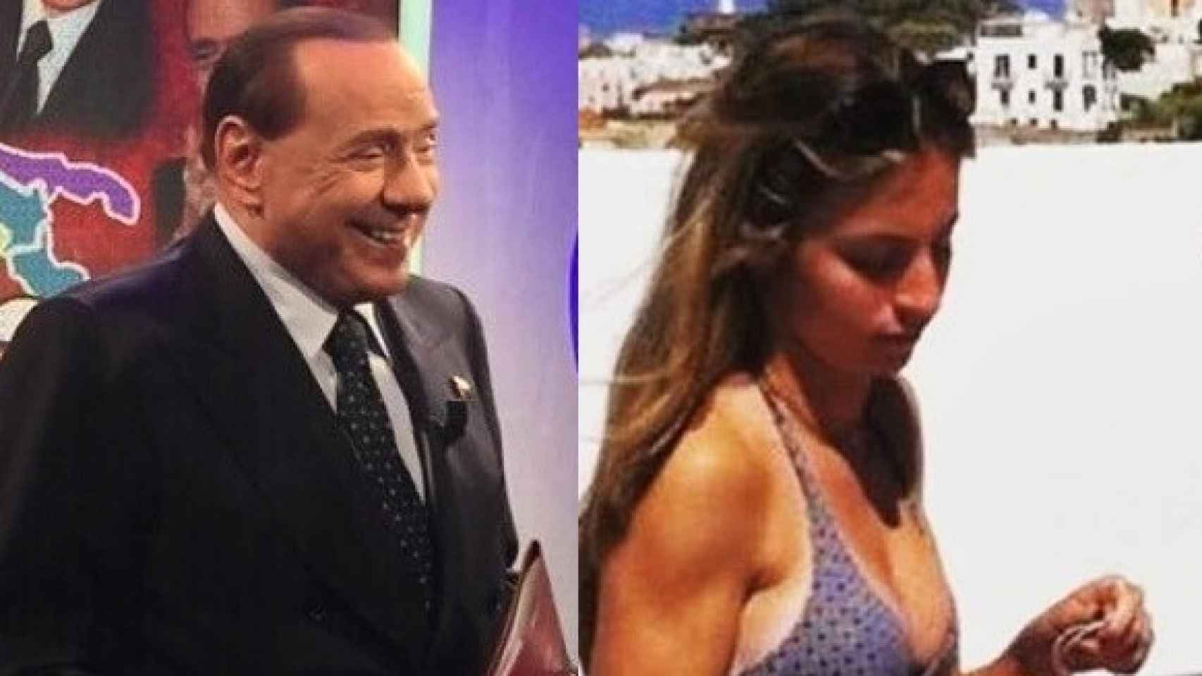 Berlusconi (79) y Lavinia Palombini (21)