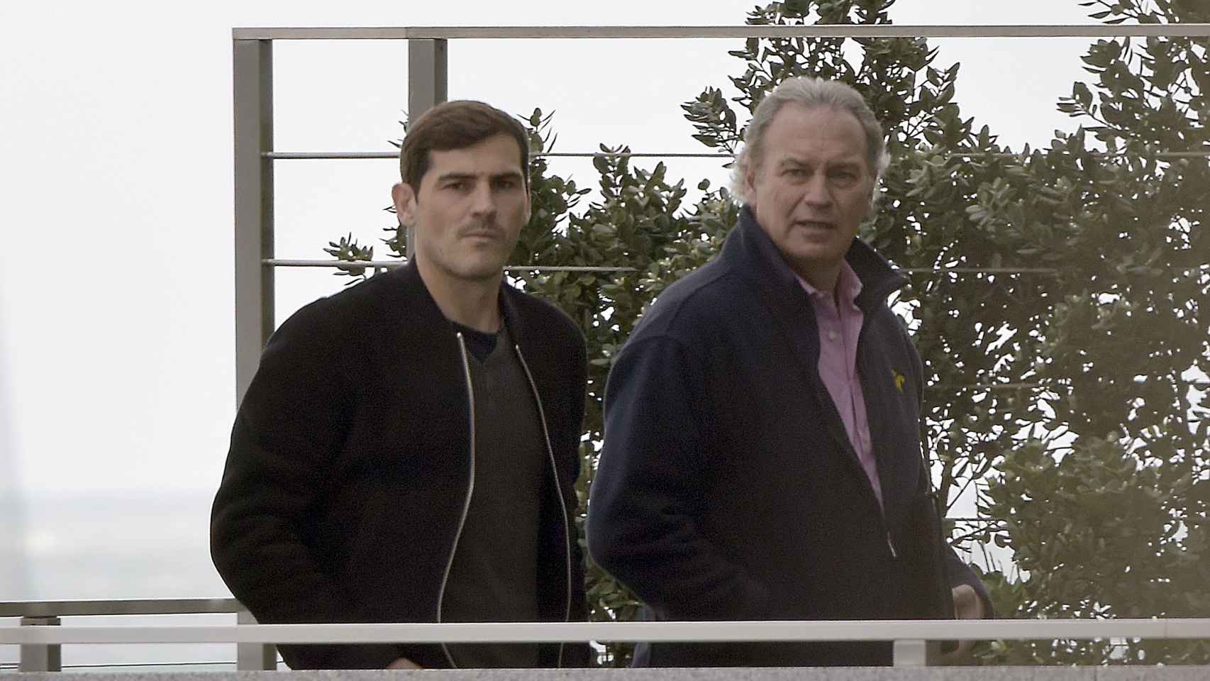 Iker Casillas y Bertín Osborne en la casa de Oporto del futbolista