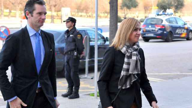 Cristina e Iñaki a su llegada al juicio este jueves en Palma de Mallorca