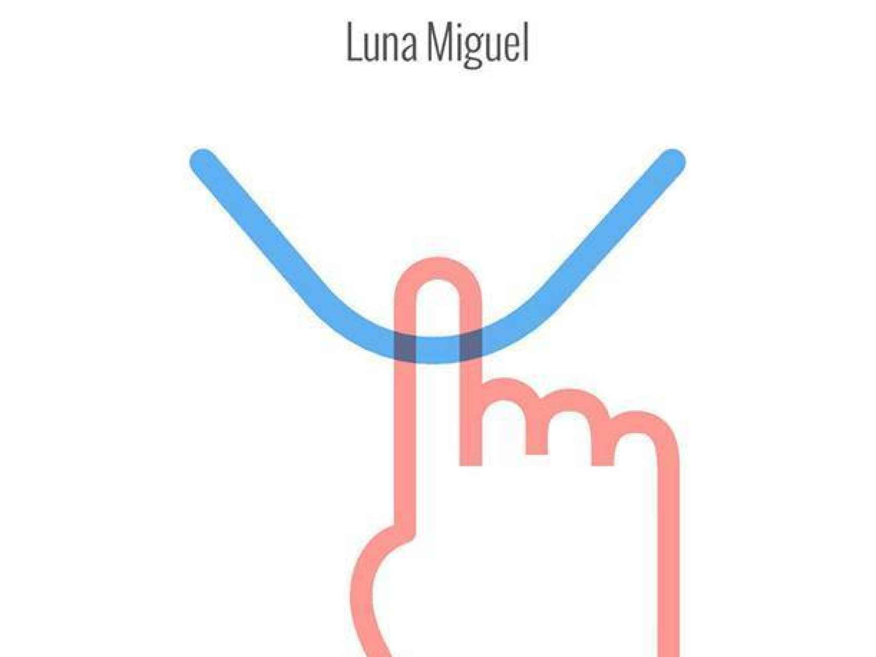 Esta es la portada de 'El dedo', el último libro de Luna Miguel
