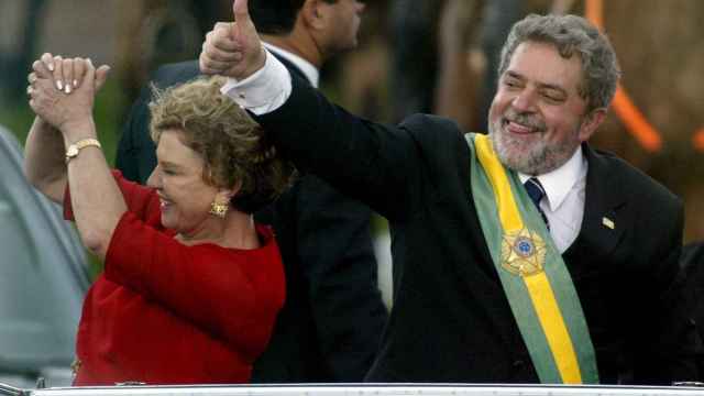 Lula da Silva tras asumir la presidencia en 2003.