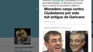 Juan Carlos Monedero reprocha al medio el montaje desde Twitter.
