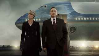 Robin Wright y Kevin Spacey en House of Cards