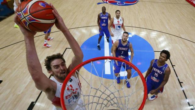 Pau Gasol, durante el encuentro ante Francia en el pasado Eurobasket.