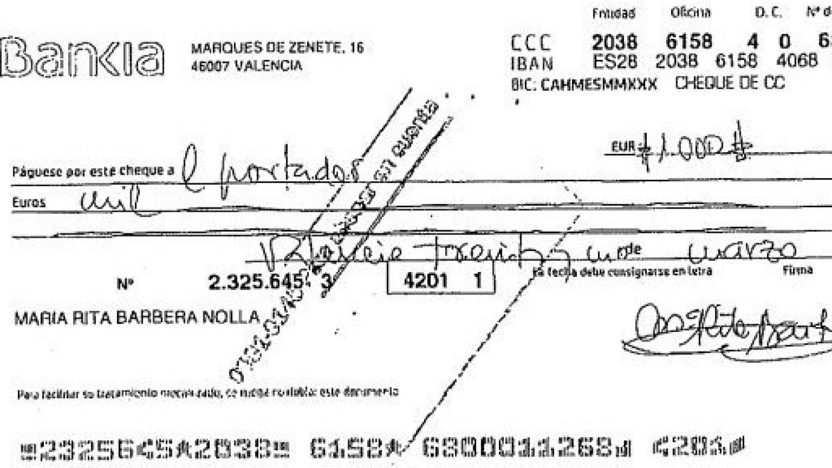 cheque