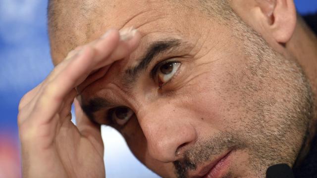 Pep Guardiola, en rueda de prensa