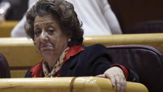 Rita Barberá este martes en el Senado.