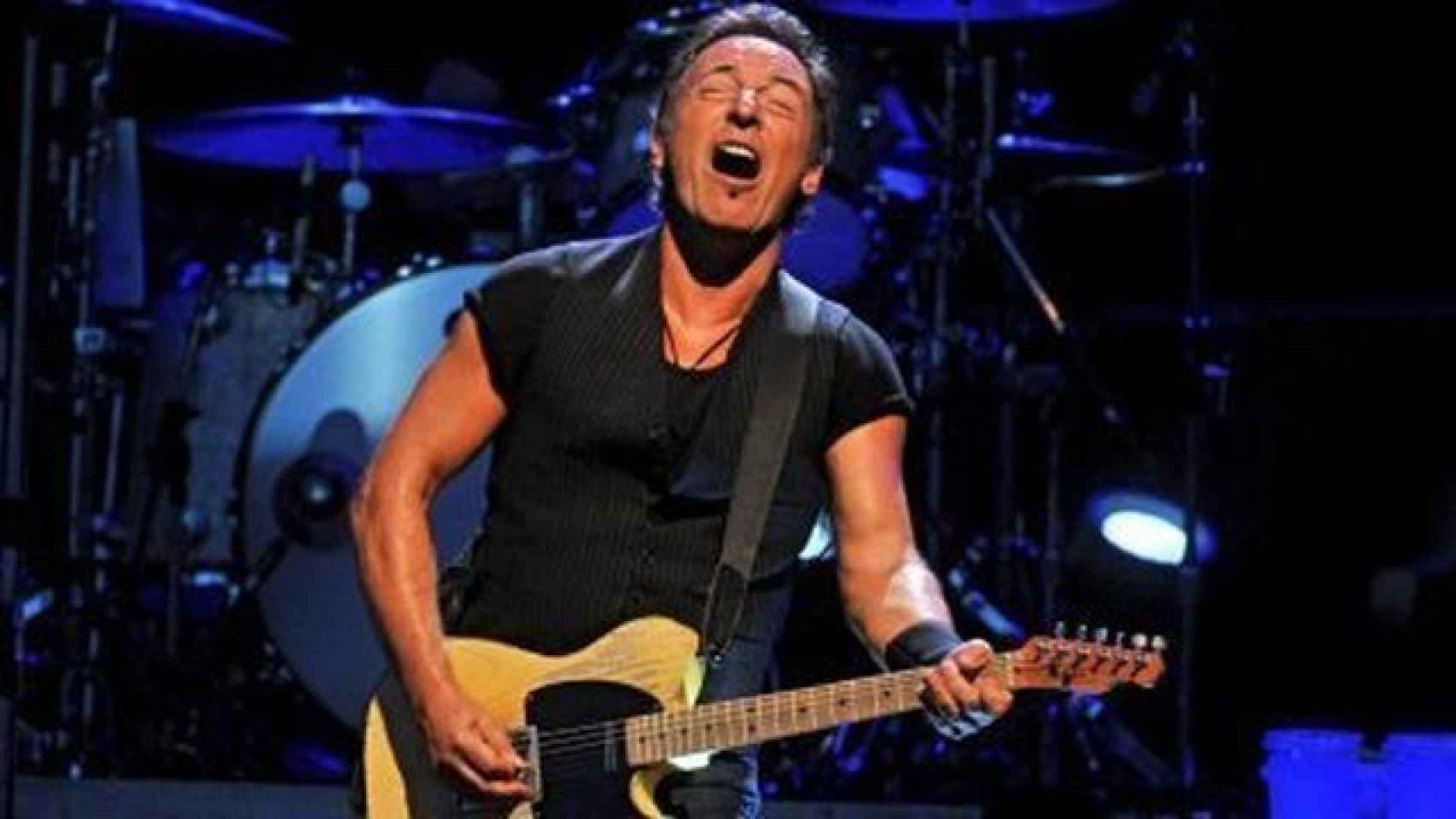 Bruce Springsteen en un concierto.