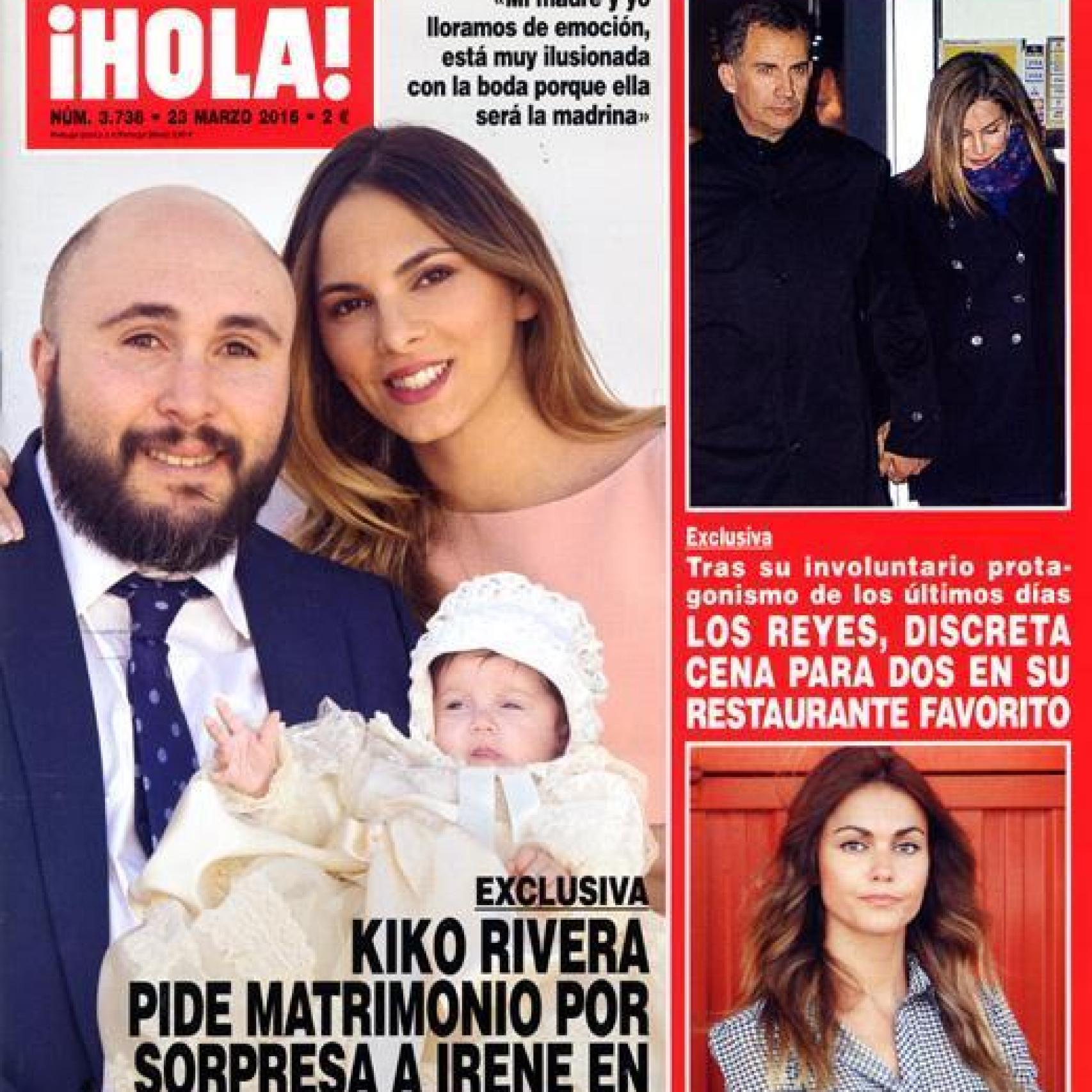Portada de la revista que ha dado la exclusiva