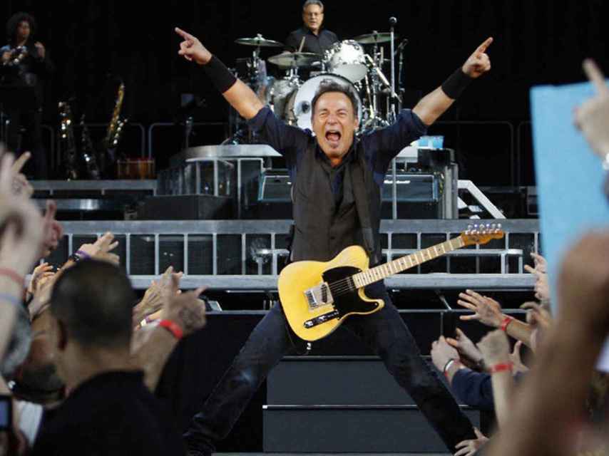 Bruce Springsteen en un concierto de su gira