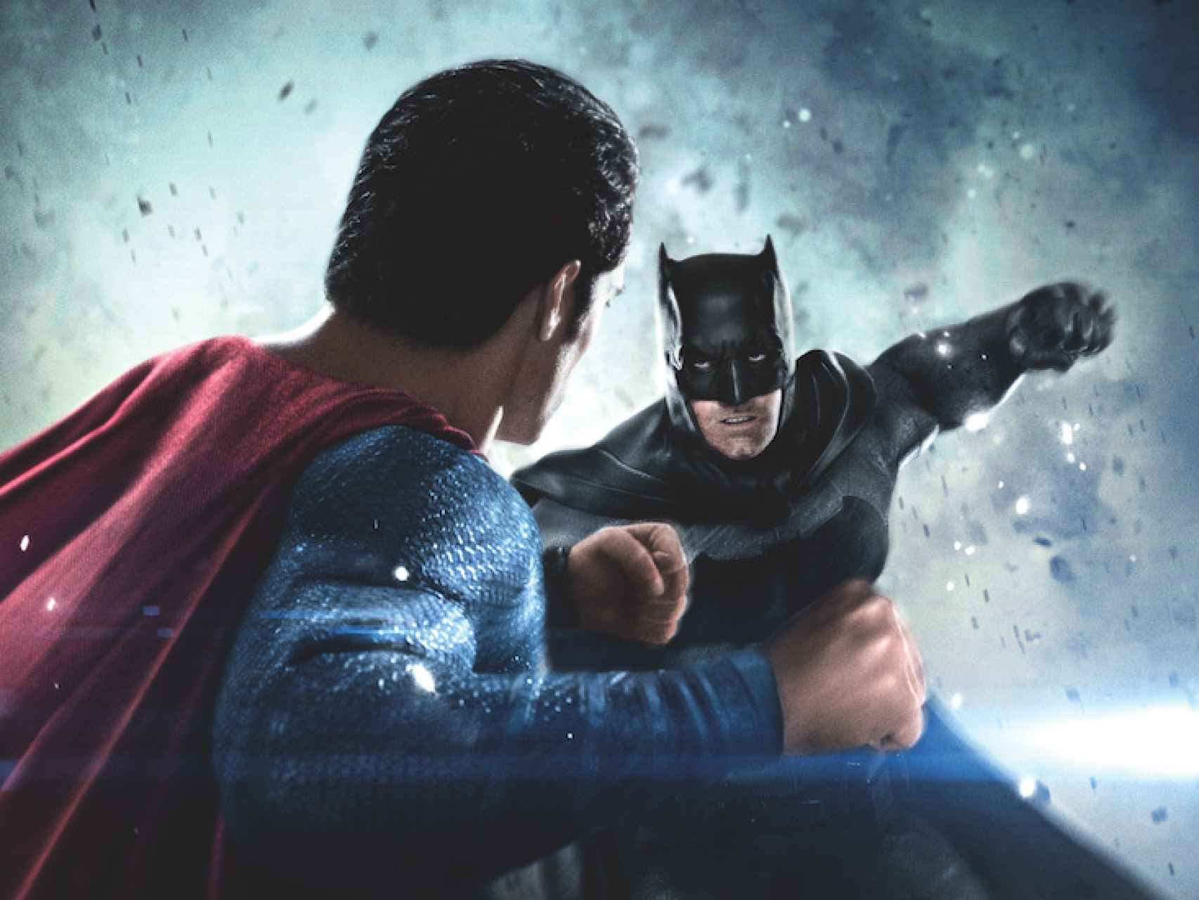 Batman contra Superman en una imagen promocional del filme