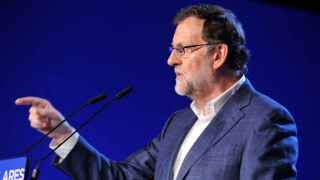 Rajoy en el acto del PP celebrado este sábado en Toledo.