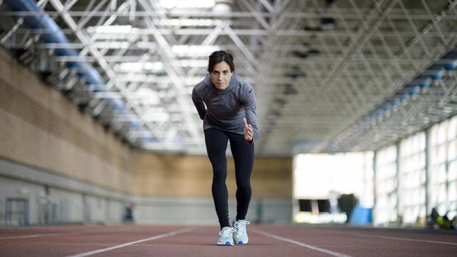 Nuria Fernández, en el Centro de Alto Rendimiento (Madrid).