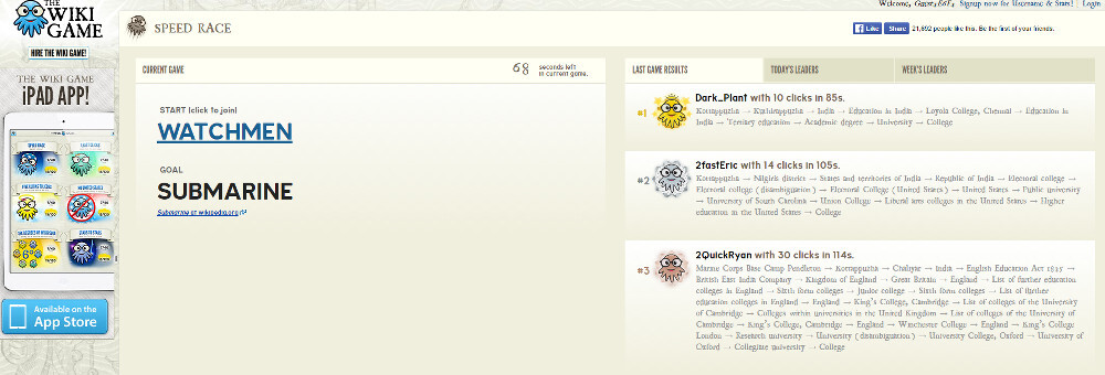 wiki game 2