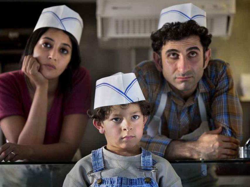 Kheiron en un fotograma de O los tres o ninguno.