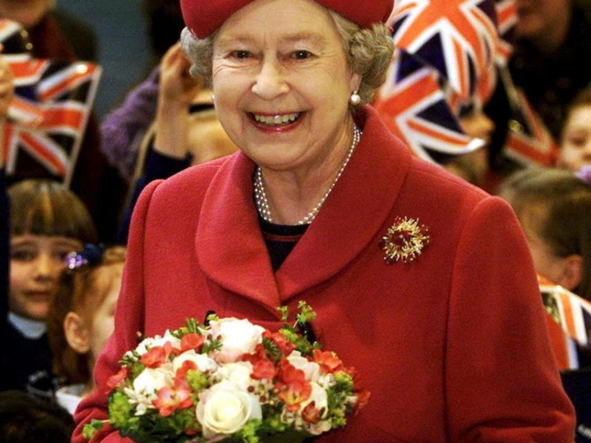 La reina Isabel II en un acto de estado.