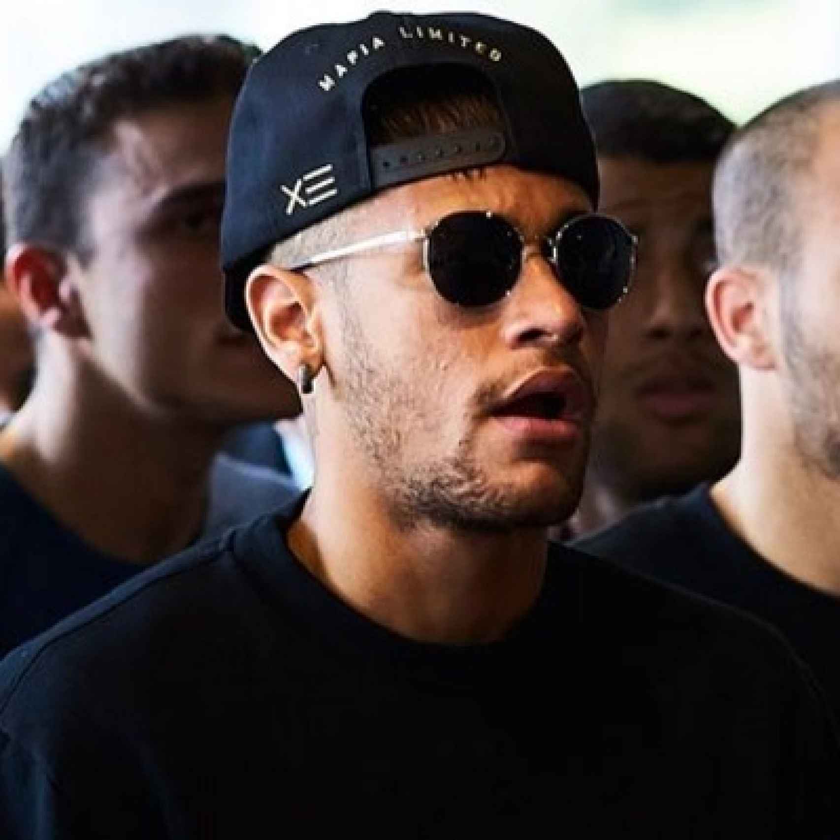 Neymar en el memorial del Barça