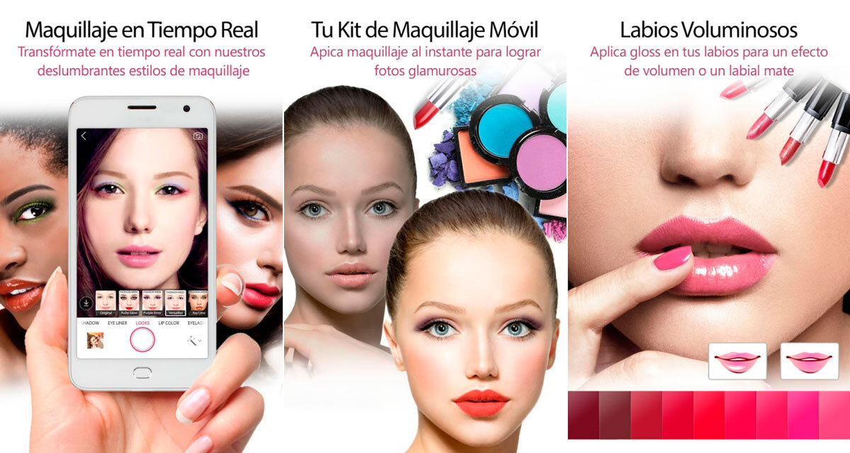  YouCam Makeup, maquillaje virtual en tiempo real