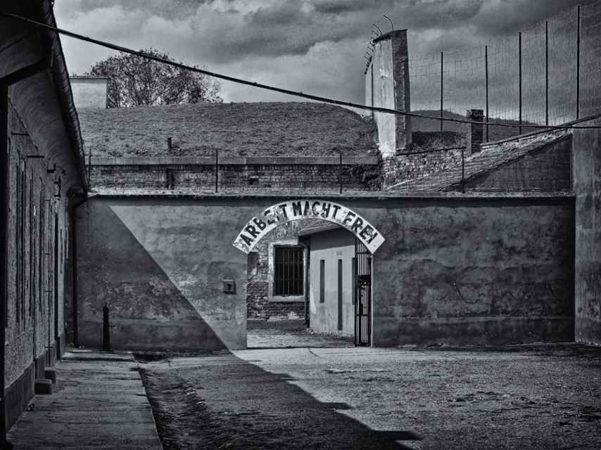 La entrada de Terezín.