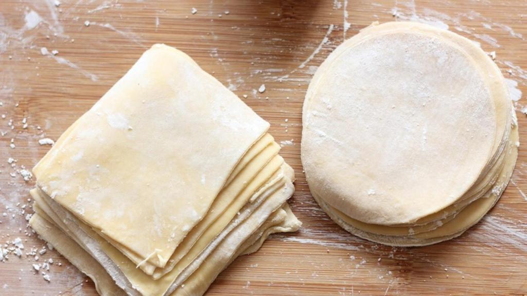Cómo hacer masa wonton para empanadillas chinas y dim sum