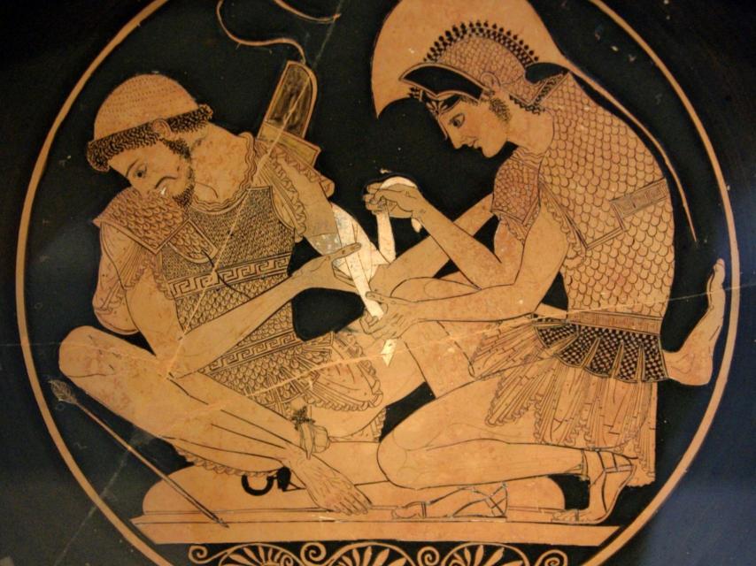 Escena de la antigua Grecia.