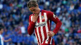 Fernando Torres celebra su gol contra el Espanyol.