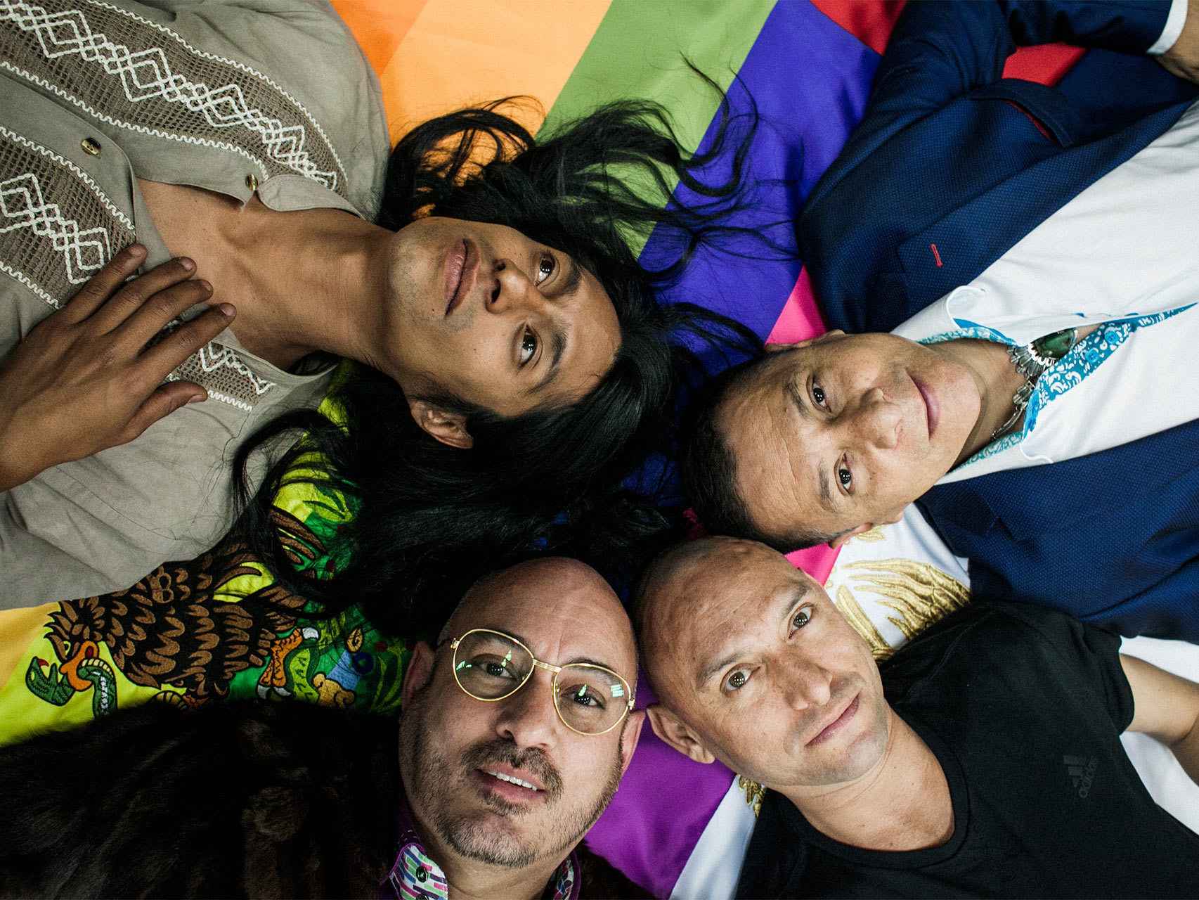 Los cuatro protagonistas -activistas, artistas y abogado- del documental Primavera Rosa.