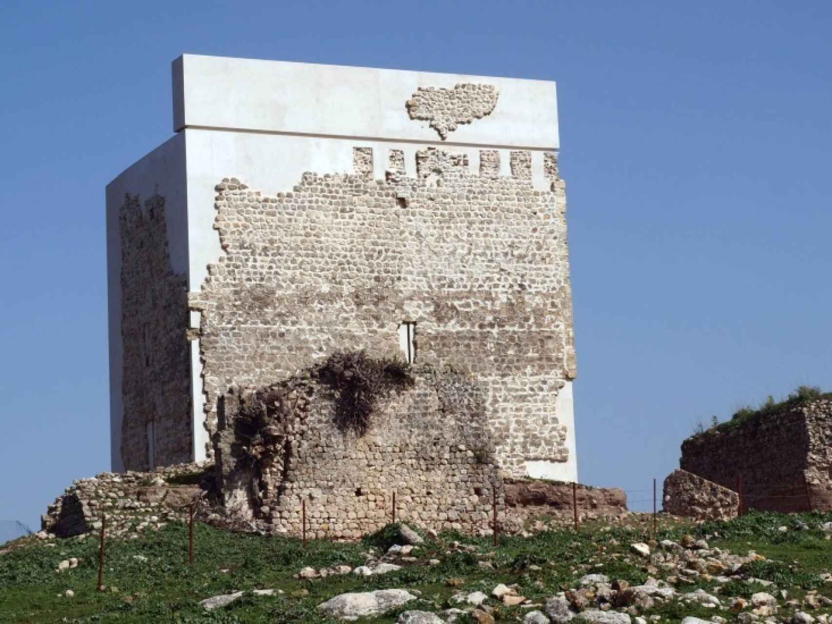 El castillo de Matrera en Villamartín (Cádiz), tras la recuperación.
