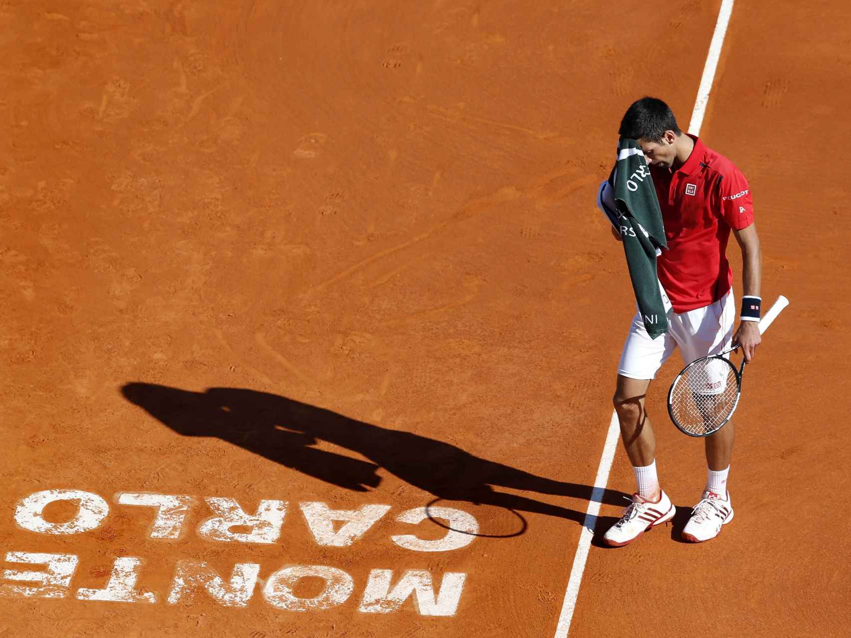 Djokovic, tras su derrota en primera ronda.