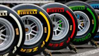 Gama de numáticos Pirelli para los monoplazas de Fórmula 1.