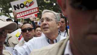 El expresidente de Colombia Álvaro Uribe.