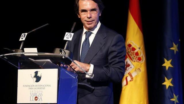 El ex presidente del Gobierno, José María Aznar.