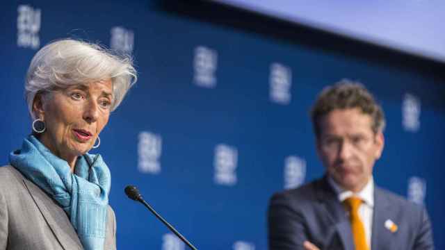 La directora gerente del FMI y el jefe del Eurogrupo