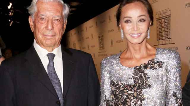 Vargas Llosa y Preysler en la inauguración de la tienda en Nueva York