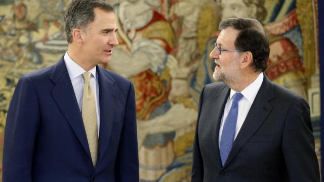 Rajoy y Felipe VI